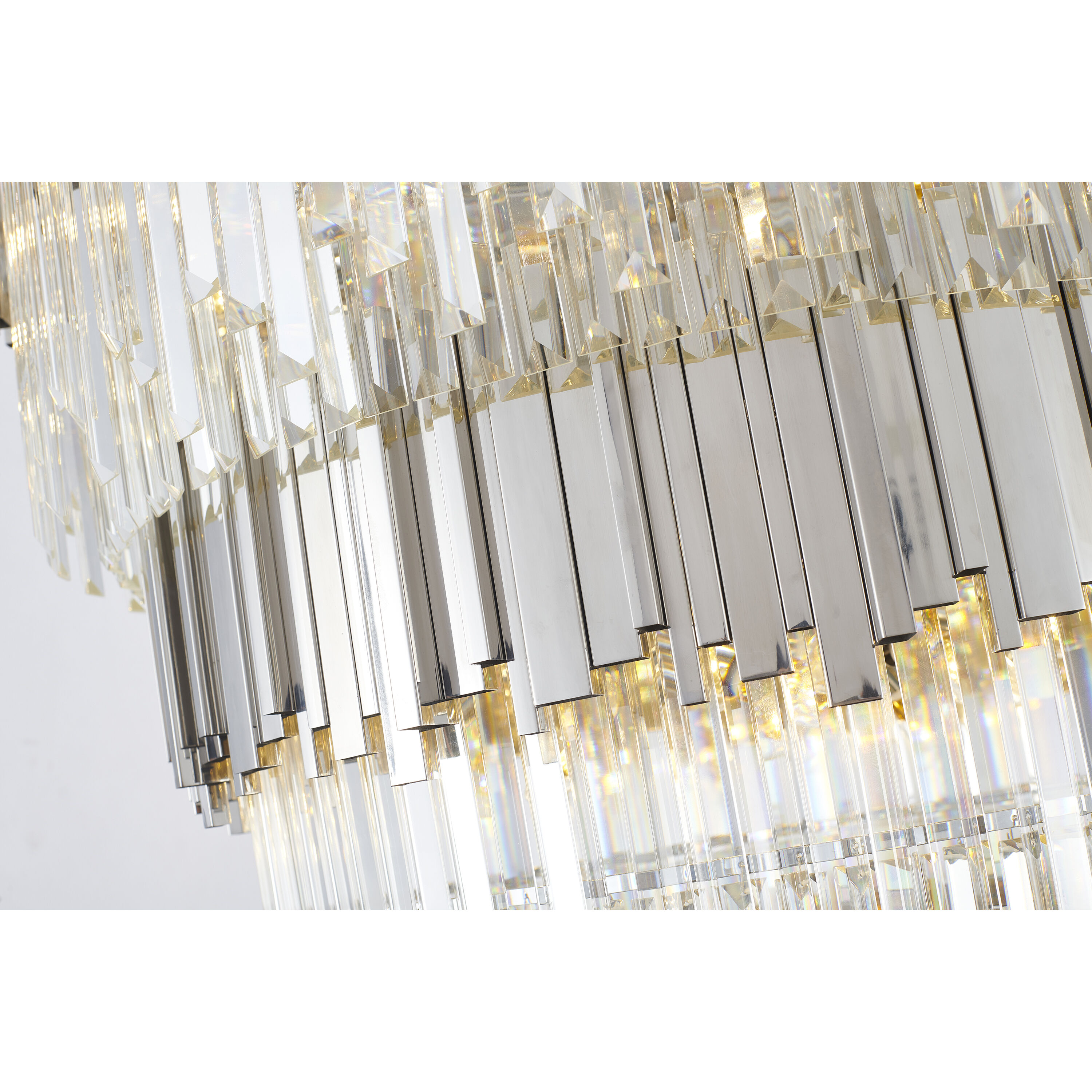Canada 60 Light 43.4 inch Chrome Chandelier Ceiling Light